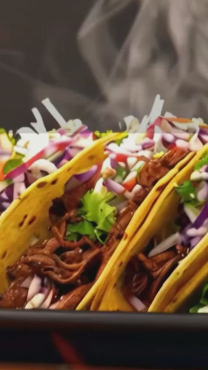 Slow-Smoked Pulled Pork Tacos