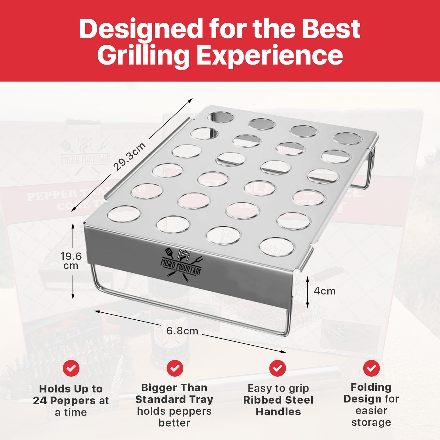 Pepper Cooking Tray w/Core Tool